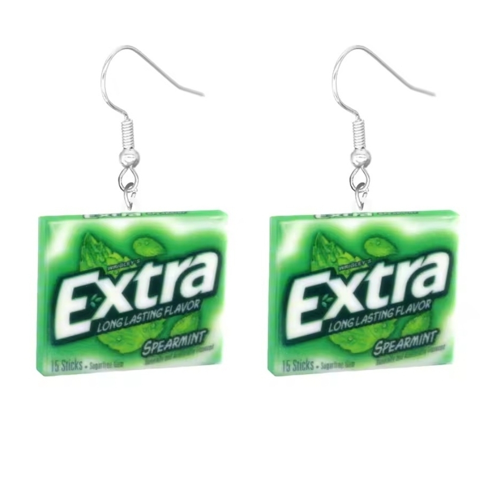 Extra Spearmint Gum Earrings